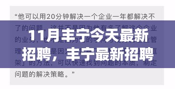 11月豐寧最新招聘動(dòng)態(tài)，把握職場(chǎng)機(jī)遇，共創(chuàng)美好未來