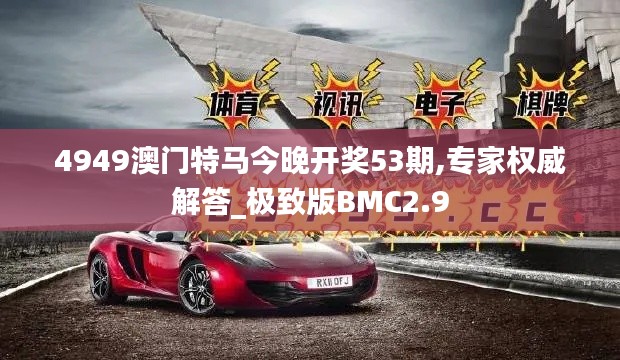 4949澳門特馬今晚開獎53期,專家權威解答_極致版BMC2.9