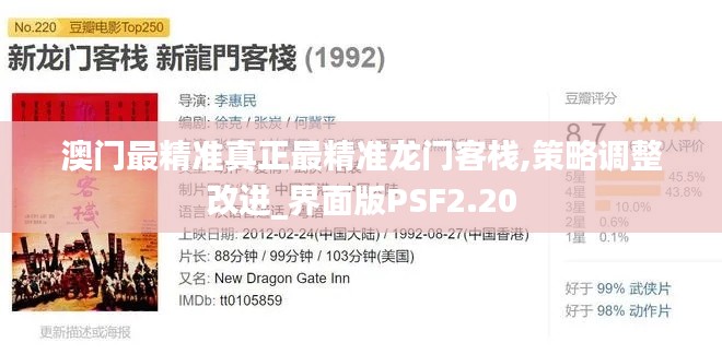 澳門最精準(zhǔn)真正最精準(zhǔn)龍門客棧,策略調(diào)整改進(jìn)_界面版PSF2.20