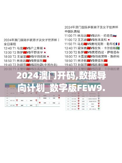 2024澳門開(kāi)碼,數(shù)據(jù)導(dǎo)向計(jì)劃_數(shù)字版FEW9.30