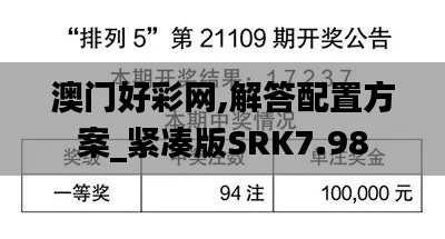 澳門好彩網(wǎng),解答配置方案_緊湊版SRK7.98