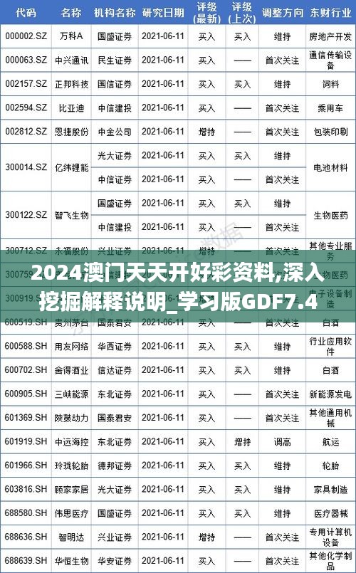 2024澳門天天開好彩資料,深入挖掘解釋說明_學習版GDF7.4