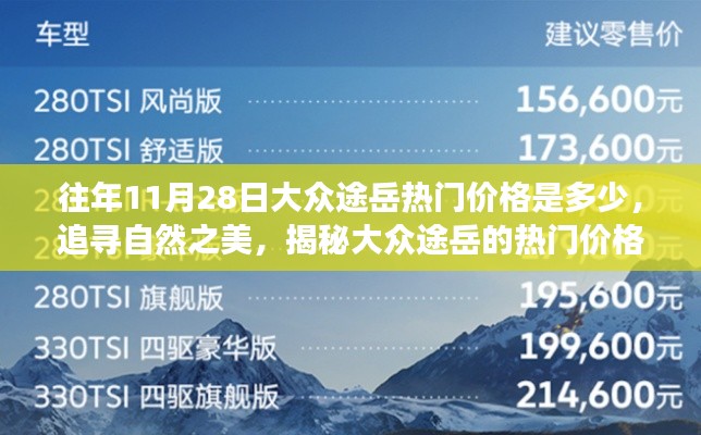 揭秘大眾途岳往年熱門價(jià)格，啟程心靈之旅探尋自然之美