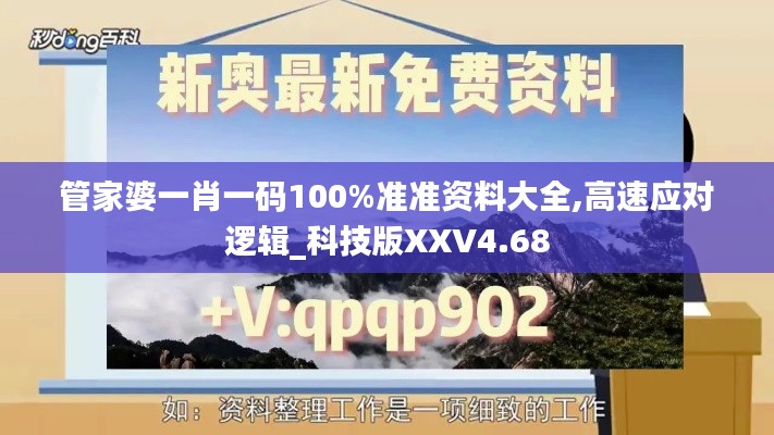 管家婆一肖一碼100%準準資料大全,高速應對邏輯_科技版XXV4.68