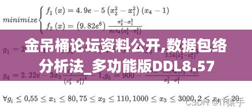 金吊桶論壇資料公開,數據包絡分析法_多功能版DDL8.57