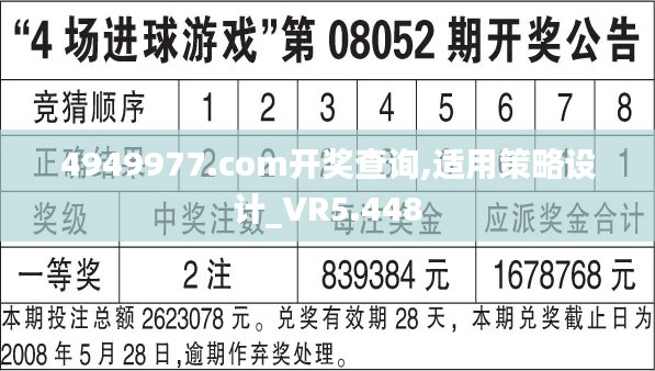 4949977.соm開獎查詢,適用策略設計_VR5.448