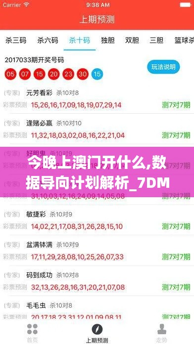 今晚上澳門開什么,數(shù)據(jù)導(dǎo)向計劃解析_7DM1.300
