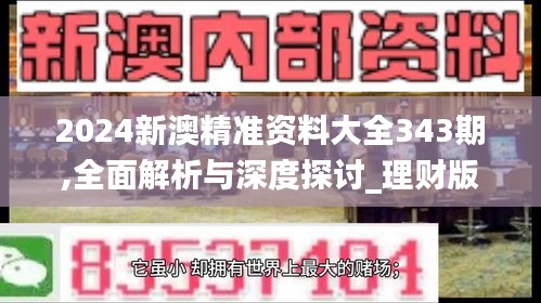 2024新澳精準(zhǔn)資料大全343期,全面解析與深度探討_理財版10.814