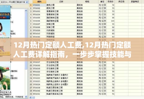 掌握技能與任務，12月熱門定額人工費詳解指南