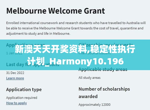 新澳天天開獎資料,穩定性執行計劃_Harmony10.196