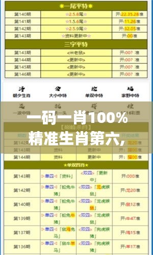 一碼一肖100%精準(zhǔn)生肖第六,系統(tǒng)解析說(shuō)明_P版5.297