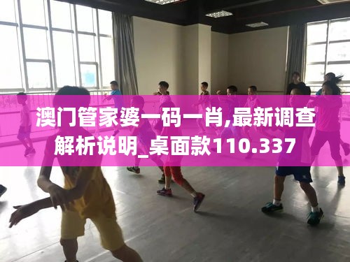 澳門管家婆一碼一肖,最新調查解析說明_桌面款110.337