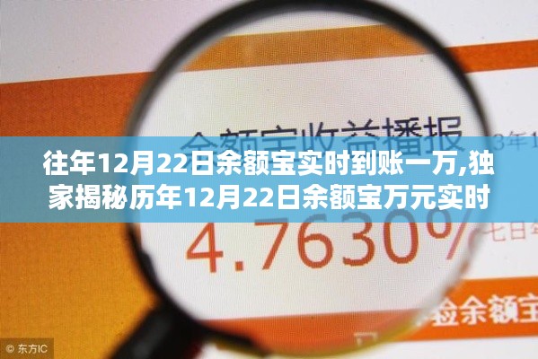 獨家揭秘，歷年12月22日余額寶萬元實時到賬攻略，輕松賺取高額理財收益！