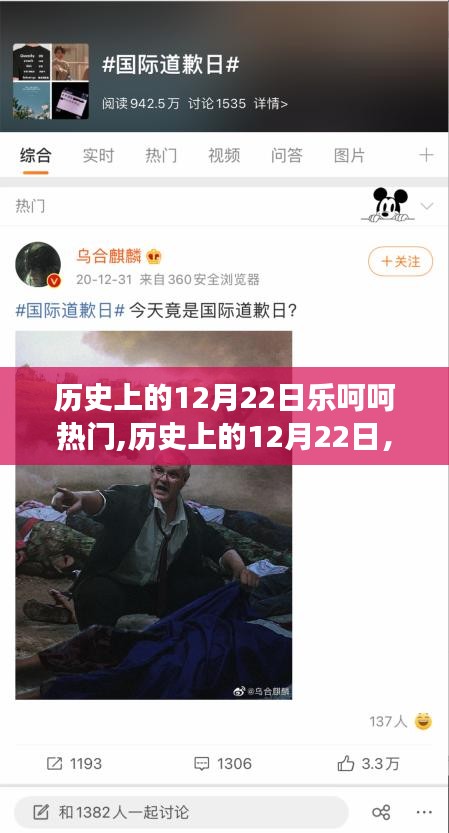 深度解析，歷史上的12月22日熱門事件下的樂呵呵現象
