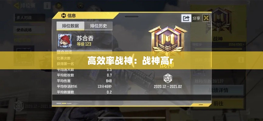 高效率戰神：戰神高r 