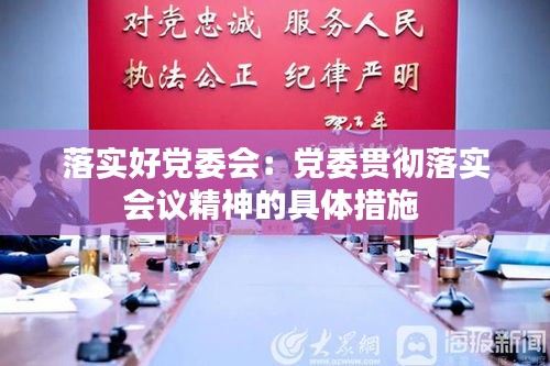 落實(shí)好黨委會(huì)：黨委貫徹落實(shí)會(huì)議精神的具體措施 