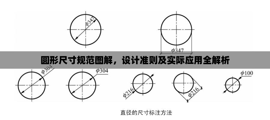 圓形尺寸規范圖解，設計準則及實際應用全解析