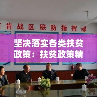 堅(jiān)決落實(shí)各類扶貧政策：扶貧政策精準(zhǔn)落實(shí) 