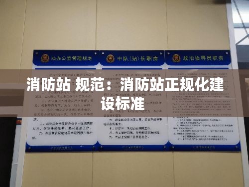 消防站 規(guī)范：消防站正規(guī)化建設(shè)標準 