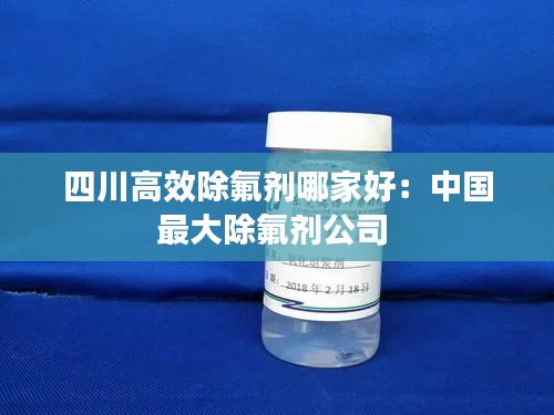 四川高效除氟劑哪家好：中國最大除氟劑公司 