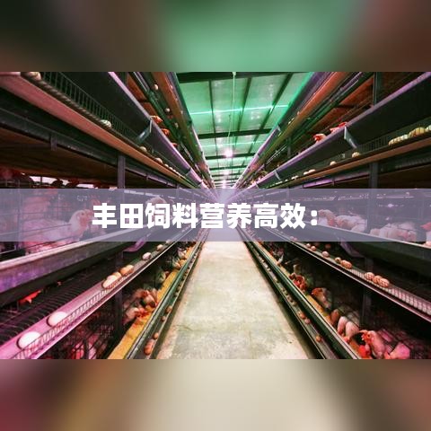豐田飼料營養(yǎng)高效： 