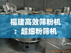 福建高效篩粉機：超細粉篩機 