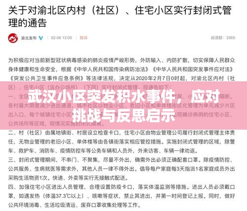 武漢小區(qū)突發(fā)積水事件，應(yīng)對(duì)挑戰(zhàn)與反思啟示