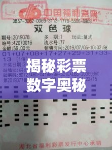 揭秘彩票數(shù)字奧秘，雙色球獨家預(yù)測揭秘！