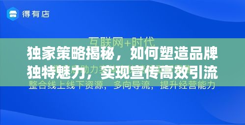 獨家策略揭秘，如何塑造品牌獨特魅力，實現宣傳高效引流？
