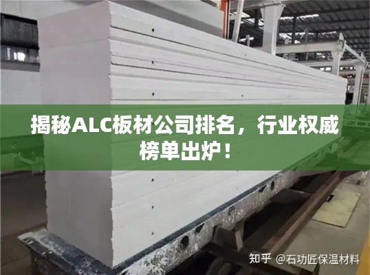 揭秘ALC板材公司排名，行業權威榜單出爐！