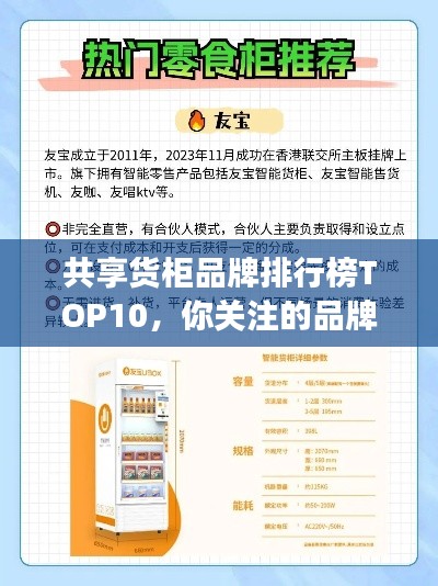 共享貨柜品牌排行榜TOP10，你關注的品牌上榜了嗎？