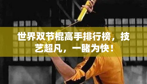 世界雙節棍高手排行榜，技藝超凡，一睹為快！