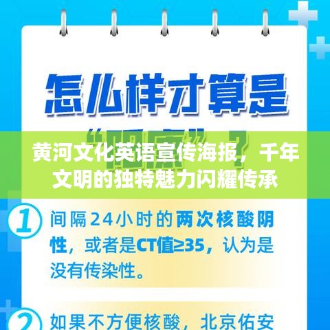 黃河文化英語宣傳海報，千年文明的獨特魅力閃耀傳承