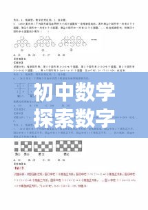 初中數(shù)學(xué)探索數(shù)字奧秘，揭秘規(guī)律專題解析