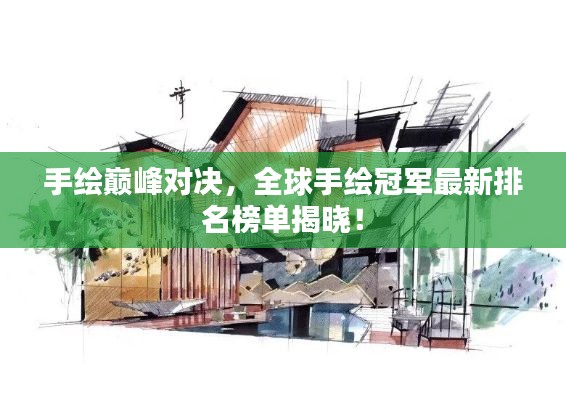 手繪巔峰對決，全球手繪冠軍最新排名榜單揭曉！